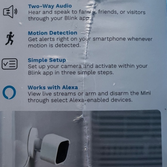 Blink Mini Indoor Plug-In HD Smart Security Camera - Picture 4 of 4